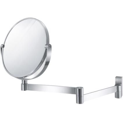 Miroir cosmétique LINEA 18 cm, mat, acier inoxydable, Zack