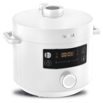 Autocuiseur électrique TURBO CUISINE CY754130 5 l, blanc, Tefal