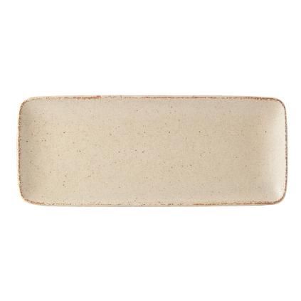 Assiette de service SAND FADE 29,5 x 12 cm, beige, MIJ