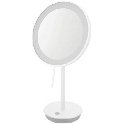 Miroir cosmétique ALONA 20 cm, blanc, acier inoxydable, Zack