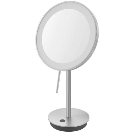 Miroir cosmétique ALONA 20 cm, mat, acier inoxydable, Zack