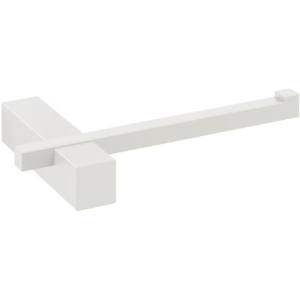 Dérouleur de papier toilette CARVO 16 cm, blanc, acier inoxydable, Zack