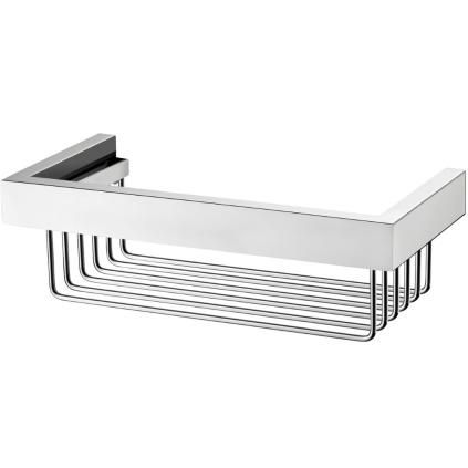 Étagère de douche LINEA 26 cm, poli, acier inoxydable, Zack