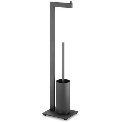 Butler de toilette LINEA 72 cm, noir, acier inoxydable, Zack
