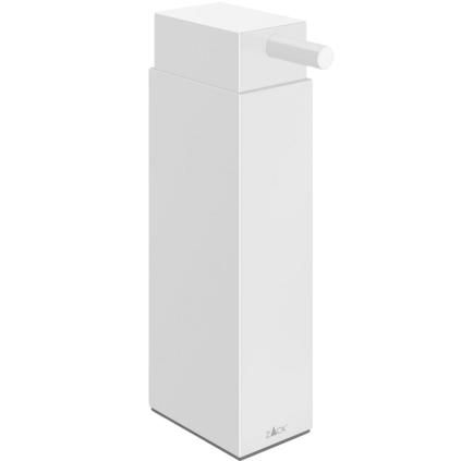 Distributeur de savon LINEA 190 ml, sur pied, blanc, acier inoxydable, Zack