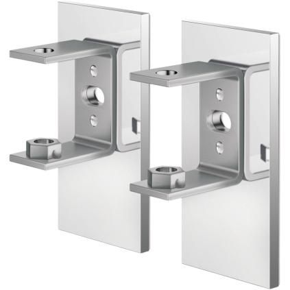 Support mural LINEA 6 cm, poli, acier inoxydable, Zack