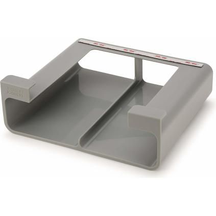 Rangement de placard de cuisine CUPBOARDSTORE 26 cm, pour feuilles et sacs, gris, Joseph Joseph