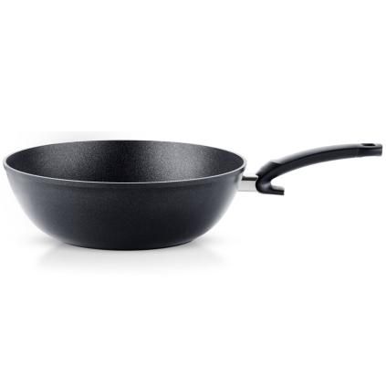 Wok ADAMANT 30 cm, noir, aluminium, Fissler