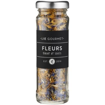 Fleurs séchées 3 g, soucis et fleurs de maïs, Lie Gourmet