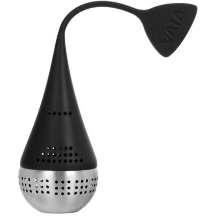 Infuseur à thé INFUSION EGG 16 cm, bleu foncé, acier inoxydable, Viva Scandinavia
