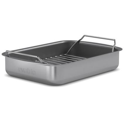 Plat à rôtir PROFESSIONAL 26 x 19 cm, avec support, gris, aluminium, Eva Solo