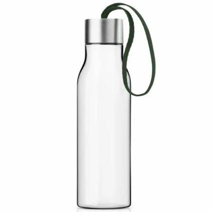 Bouteille d'eau 500 ml, bracelet vert émeraude, plastique, Eva Solo