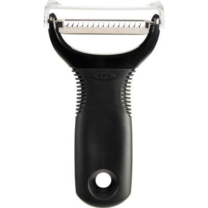 Econome JULIENNE GOOD GRIPS 11 cm, noir, plastique, OXO