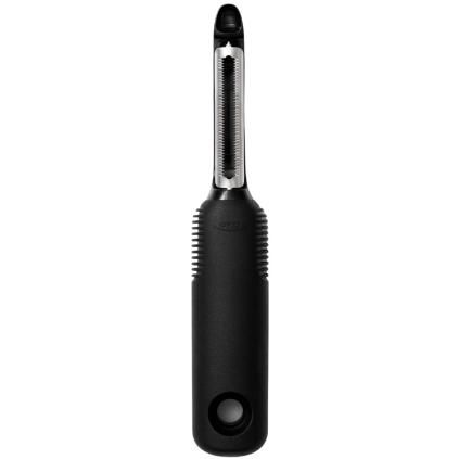 Econome GOOD GRIPS 18 cm, dentelé, noir, plastique, OXO