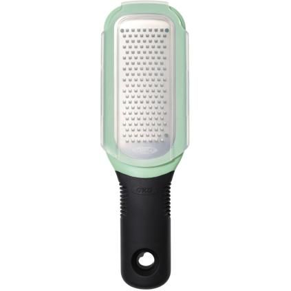 Râpe à grain fin GOOD GRIPS 18 cm, menthe, plastique, OXO