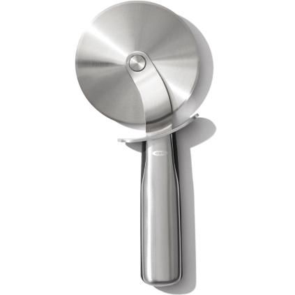 Couteau à pizza STEEL 10 cm, argent, acier inoxydable, OXO