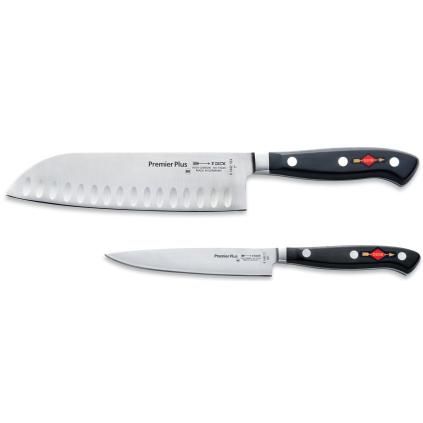 Couteaux de cuisine PREMIER PLUS, set de 2, acier inoxydable, F.DICK