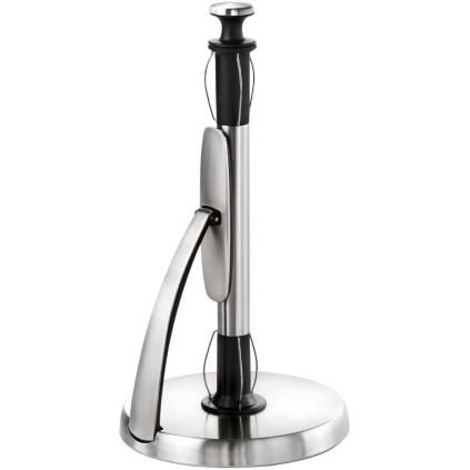 Porte essuie-tout GOOD GRIPS 31 cm, argent, acier inoxydable, OXO