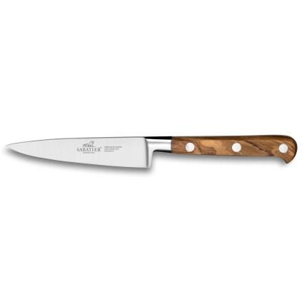 Couteau d'office PROVENCAO 10 cm, rivets en acier inoxydable, marron, Lion Sabatier