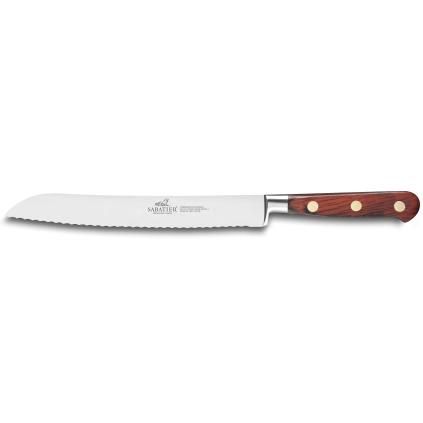 Couteau à pâtisserie SAVEUR 20 cm, rivets en laiton, marron, Lion Sabatier