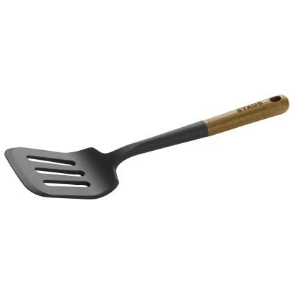 Spatule 31 cm, marron, silicone, Staub