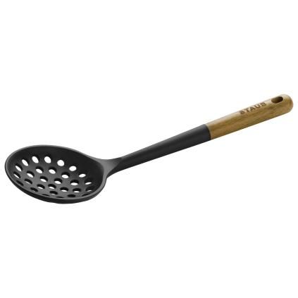 Écumoire 31 cm, marron, silicone, Staub