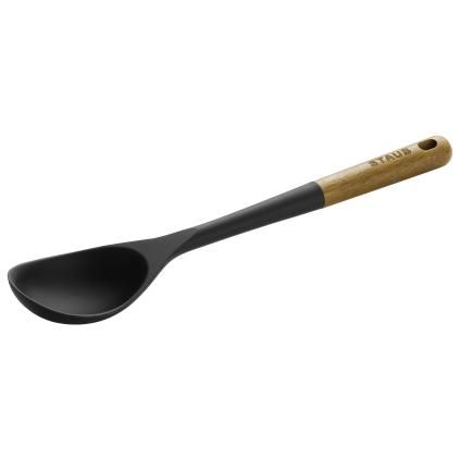 Cuillère de service 31 cm, marron, silicone, Staub