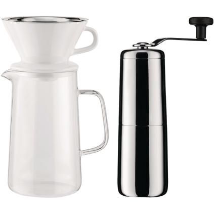 Cafetière goutte à goutte SLOW COFFEE, avec moulin à café, Alessi