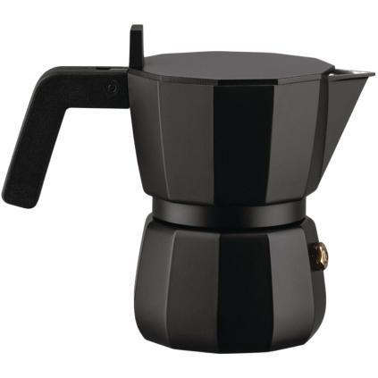 Cafetière italienne MOKA 70 ml, noir, aluminium, Alessi