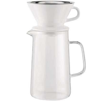 Cafetière goutte à goutte SLOW COFFEE 24 cm, verre, Alessi