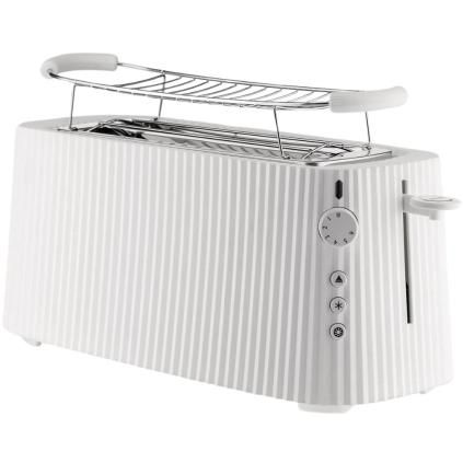 Grille-pain PLISSÉ XXL 46 cm, blanc, plastique, Alessi