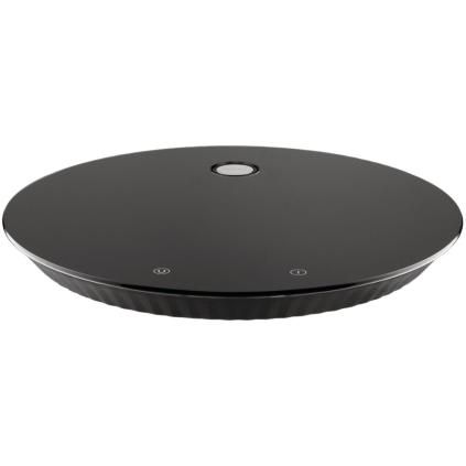Balance de cuisine digitale PLISSÉ 27 cm, noir, plastique, Alessi