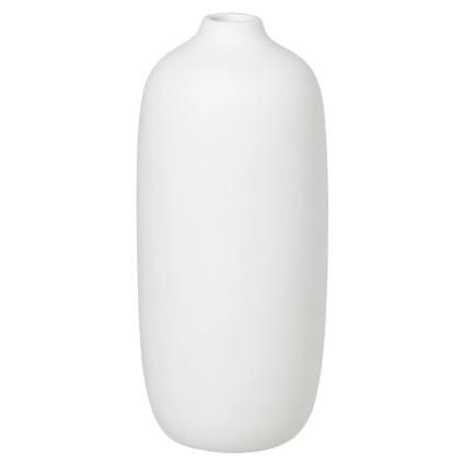 Vase CEOLA Blomus blanc 18 cm