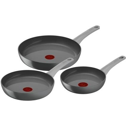Ensemble de poêles RENEW ON, set de 3 pc, céramique, Tefal