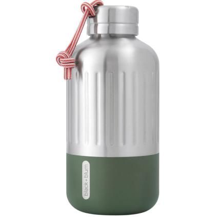 Bouteille d'eau EXPLORER 650 ml, olive, acier inoxydable, Black+Blum