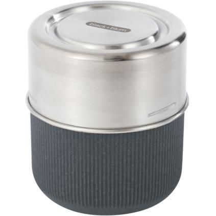 Lunchbox 450 ml, gris, verre, Black+Blum