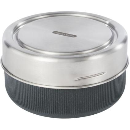 Lunchbox 750 ml, gris, verre, Black+Blum