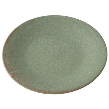 208660 jidelni talir green fade 28 cm zelena keramika mij