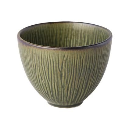 208861 salek sencha ridged 150 ml zelena keramika mij