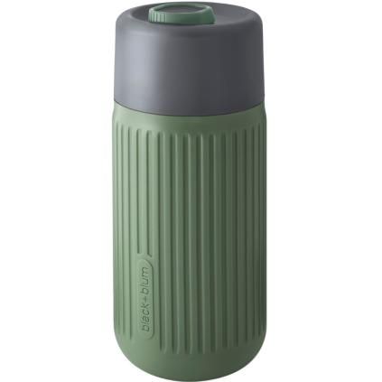 Mug de voyage 340 ml, olive, verre, Black+Blum