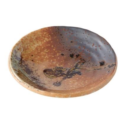208678 podsalek wabi sabi 13 cm hneda keramika mij