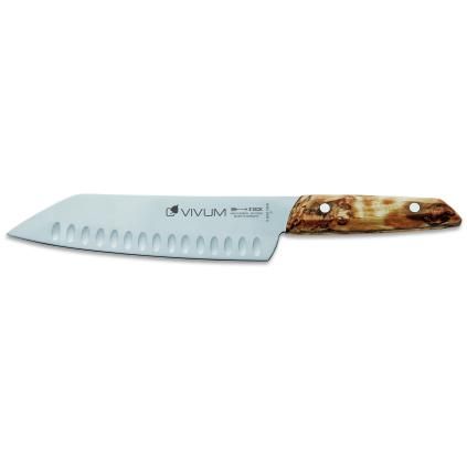 Couteau Santoku VIVUM 18 cm, acier, brun, F.DICK