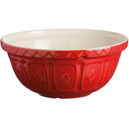Bol de cuisine ORIGINAL 2 l, rouge, grès, Mason Cash