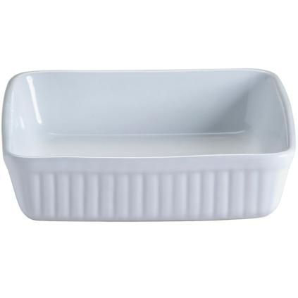 Plat de cuisson four CLASSIC 24 cm, carré, blanc, grès, Mason Cash