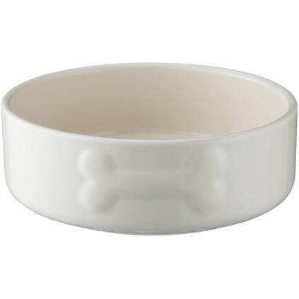 Gamelle pour chien PETWARE 15 cm, blanc, grès, Mason Cash