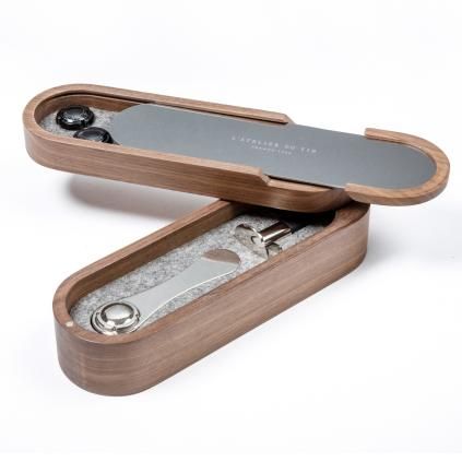 Coffret accessoires sommelier SPARKLING SET, set de 2 pc, L'Atelier du Vin
