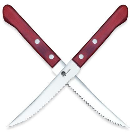 Couteau à steak EASY 10 cm, rouge, Dellinger