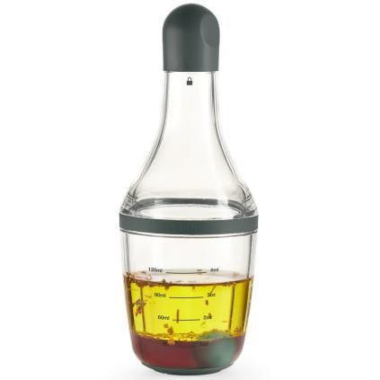 Mélangeur à vinaigrette 180 ml, gris, plastique, Lékué