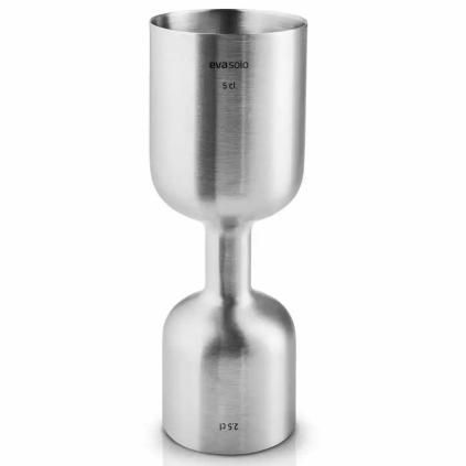 Doseur de cocktail LIQUID LOUNGE 25/50 ml, argent, acier inoxidable, Eva Trio