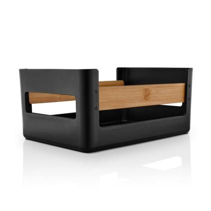 Rangements de cuisine NORDIC KITCHEN 27 x 19 cm, noir, plastique/bambou, Eva Solo